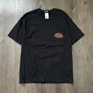 Y2K Harley Davidson York Pennsylvania Vehicle Operations  Black Pocket Tee. Sz M